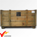 Handmade Wooden Storage Antique Reproduction Trunk